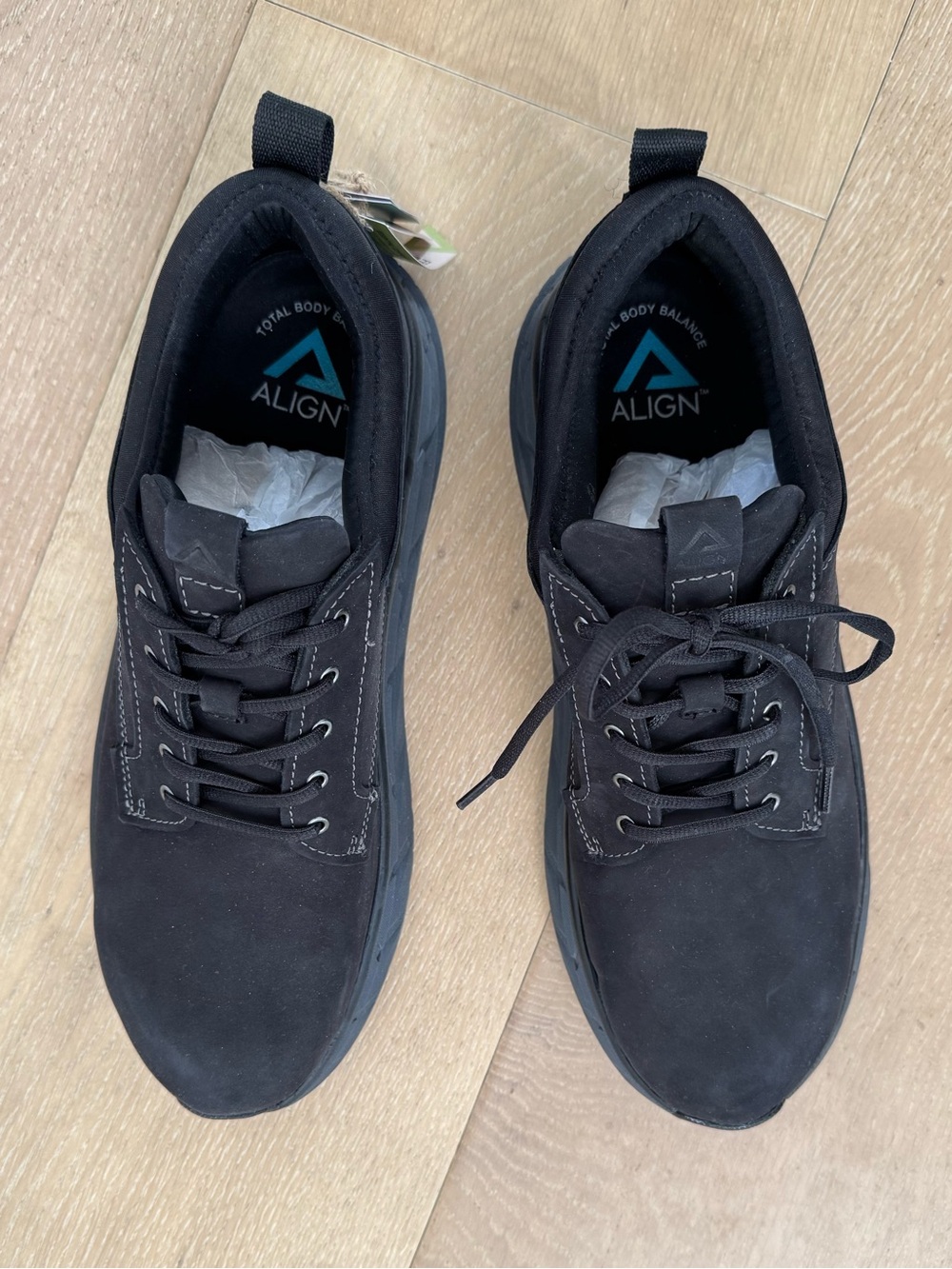 Align Men's Verdell Waterproof Slip-Resistant Oxfords Black Shoes Men's 12 New - Picture 5 of 12